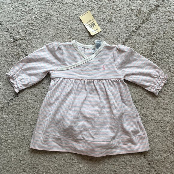 Ralph Lauren Other - Ralph Lauren Baby Girl pink and blue 2 piece top and bloomer set 6 mos